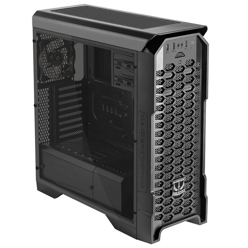 کیس کامپیوتر گیمینگ گرین مدل STRIKER - Image 2